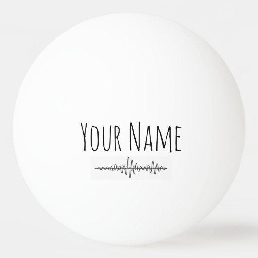Aangepast ontwerp voor geluidsgolf-cadeau pingpongballen (Voorkant)