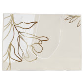 Aangepast ontwerp voor grote papiertas, elegant groot cadeauzakje (Achterkant)