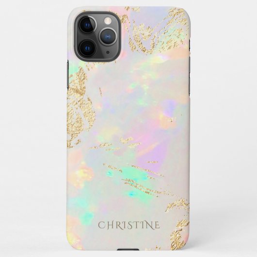 aangepast ontwerp voor opal stone iPhone hoesje (Achterkant)