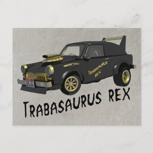 Aangepast Oost-Duitse trabant Briefkaart (Voorkant)