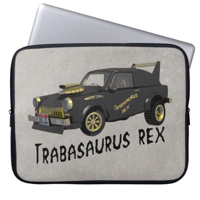 Aangepast Oost-Duitse trabant Laptop Sleeve (Voorkant)