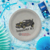 Aangepast Oost-Duitse trabant Papieren Bordje (Feest)