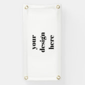 Aangepast op maat spandoek (Verticaal)