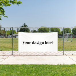 Aangepast op maat spandoek