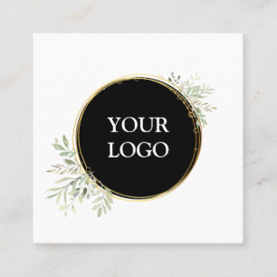 Aangepast op maat voor uw eigen Logo Square Busine Vierkante Visitekaartje