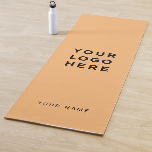 Aangepast Oranje Business Logo Name Instagram Yogamat