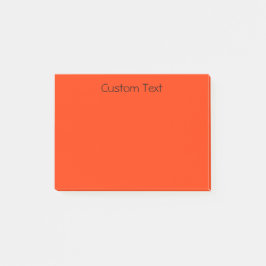 Aangepast Oranje/rood Post-it® Notes
