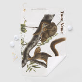 Aangepast Oranje vierkant Golfhanddoek (Insitu)