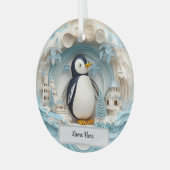 Aangepast Ornament pinguïn (Voorkant links)