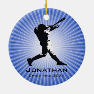 Aangepast Ornament voor Baseball Player