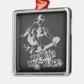 Aangepast ornament voor skateboarden (Links)