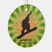 Aangepast Ornament voor spnowboarding (Links)