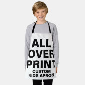 Aangepast over afdruk Kinder, klein design Schort (Gedragen)