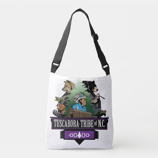 Aangepast over Canvas tas - Tocarora Tribe NC (Voorkant)