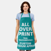 Aangepast over het middelmatige Schort afdrukken B (Gedragen)