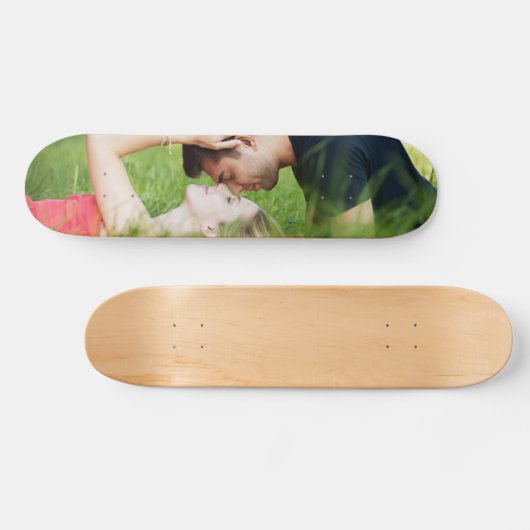 Aangepast paar foto-bruiloft skateboard (Horizontaal)