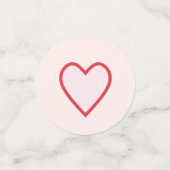 Aangepast paar tropische Floral bruiloft Confetti (Kleine voorkant)