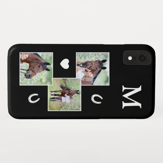 Aangepast paardendier Fotopaard Case-Mate iPhone Case (Achterkant (horizontaal))