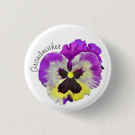 Aangepast Paars en geel Ronde Button 3,2 Cm