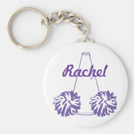 Aangepast Paars Sleutelhanger