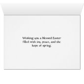 Aangepast paasprogramma voor witTulpen en kruiskop (Binenzijde Horizontaal (Onderkant))