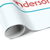 Aangepast pakvakantieverlooppapier cadeaupapier (Rol Hoek)