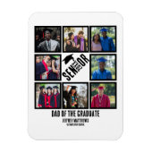 Aangepast pap van de senior afstuderen 8 fotocolla magneet (Verticaal)