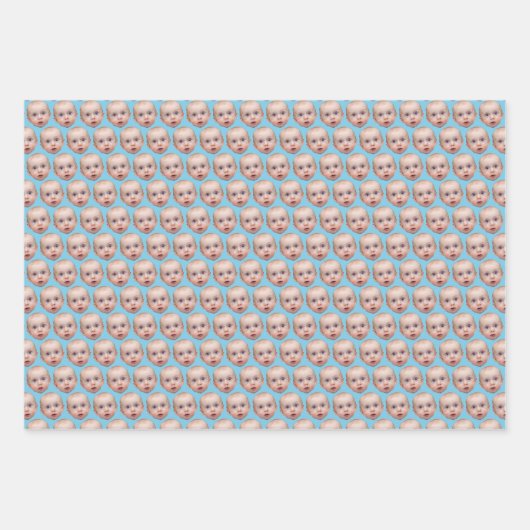 Aangepast papier voor gezichtsverpakking | Custom Inpakpapier Vel (Voorkant)