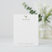 Aangepast papier voor Hummingbird Stationery (Staand voorkant)