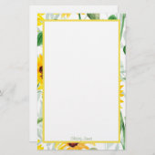 Aangepast papier voor zonnebloempitten (Voorkant / Achterkant)