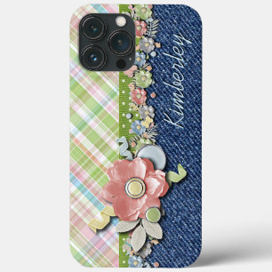 Aangepast parelpatroon met poolstoot iPhone 13 pro max hoesje