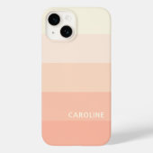 Aangepast pasteurpatroon voor Oranje strepen Case-Mate iPhone Case (Achterkant)