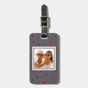 Aangepast patroon voor foto-opname Octopus Bagagelabel