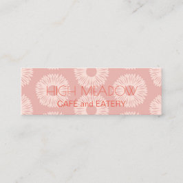 Aangepast "Peach Blooms"-instagram Mini Visitekaartje