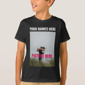 Aangepast personaliseren foto Afbeelding T-shirt (Voorkant)