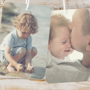 Aangepast personaliseren twee foto's luchtverfrisser