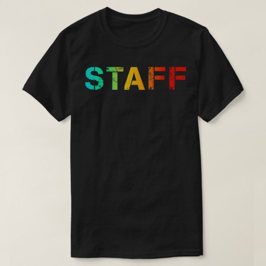 Aangepast Personeel Collectie T-shirt (Design voorkant)