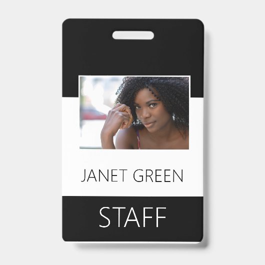 Aangepast personeel foto-ID bedrijf Badge (Front)