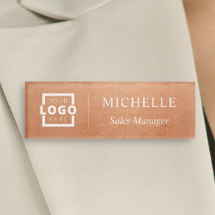 Aangepast personeel voor zakelijke Logo Naambadge