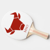 Aangepast pingpongpeddel tafeltennisbatje (Zijkant)