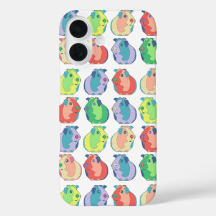 Aangepast Pop Art Guinee Varkens Colorful Patroon iPhone 16 Hoesje