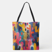 Aangepast: Pop Art Panache Gepersonaliseerd Tas (Achterkant)