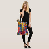 Aangepast: Pop Art Panache Gepersonaliseerd Tas (Op model)