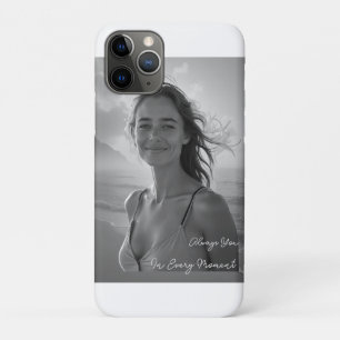 Aangepast Portret Van Haar – Eenvoudig Fotocadeau iPhone 11 Pro Hoesje