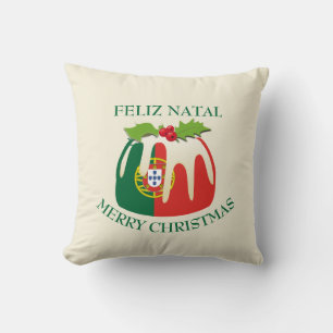 Aangepast PORTUGAL FLAG-kerstSierkussen Kussen