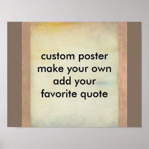 aangepast poster maakt uw eigen offerte toevoegen