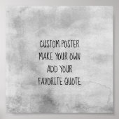 aangepast poster maakt uw eigen offerte toevoegen (Voorkant)