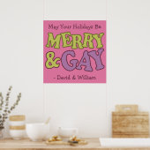 Aangepast poster Merry & Gay (Keuken)