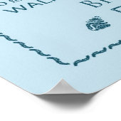 Aangepast Poster met regels voor bakkerij (Hoek)