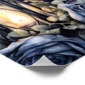 Aangepast Poster Paarse Gotische Welkomstbord (Hoek)